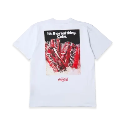 NEW ERA x Coca-Cola x Kosuke Kawamura S/S Cotton Tee Left Heart "White"