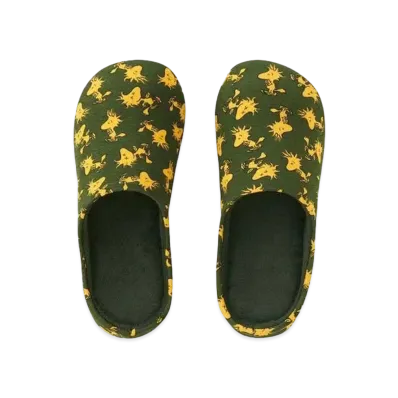 Uniqlo x KAWS x Peanuts Woodstock Room Shoes "Olive"