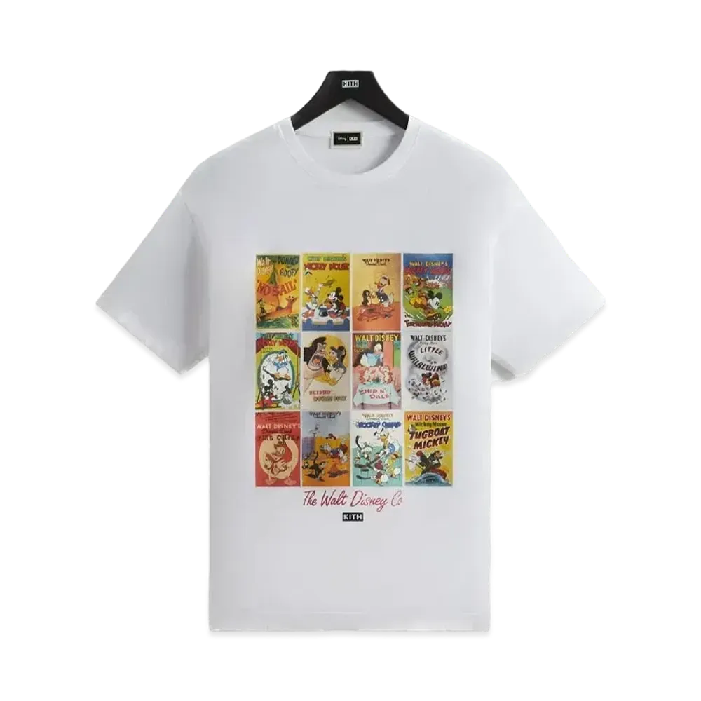 Kith x Disney Mickey & Friends Poster Vintage Tee "White"