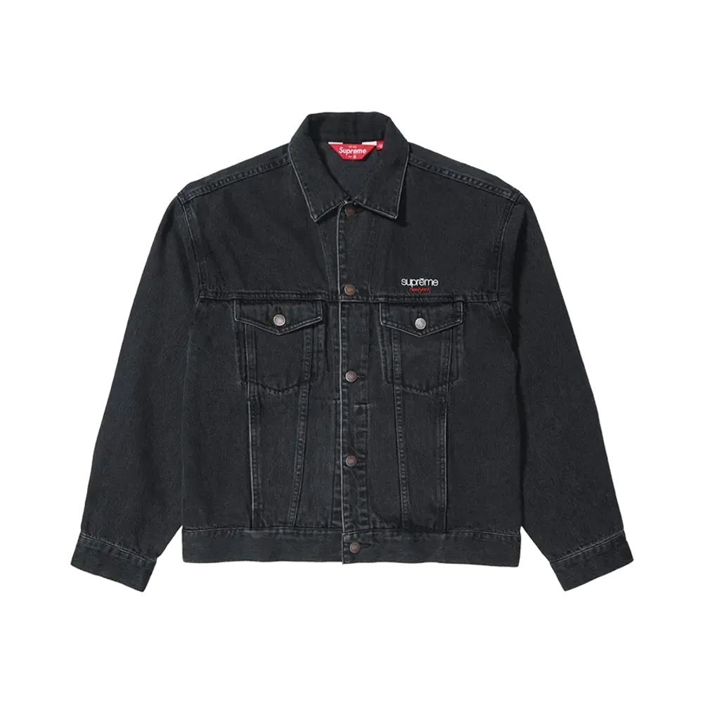 Supreme Denim Trucker Jacket "Black" (25SS)