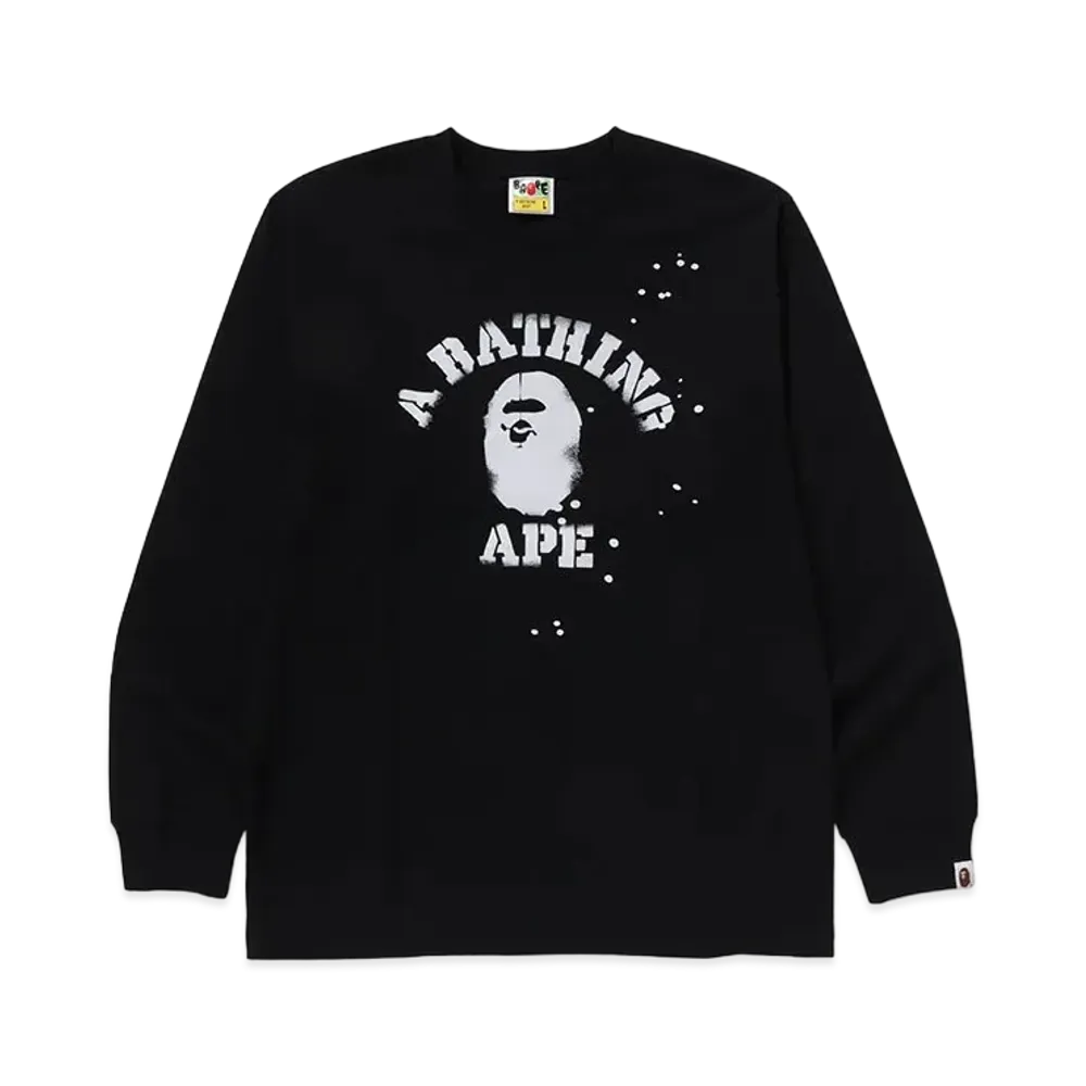A BATHING APE x JOSHUA VIDES College L/S Tee "Black"