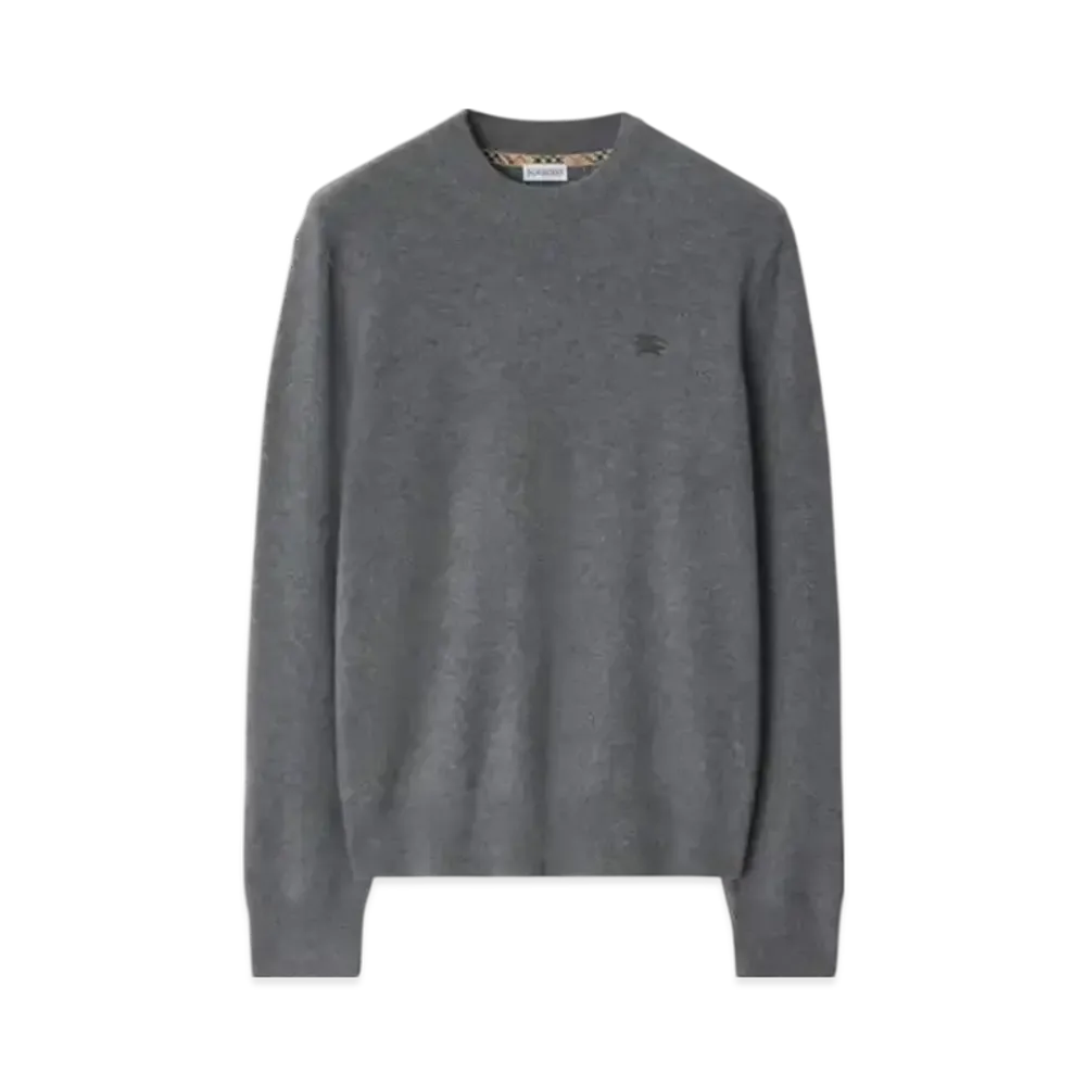 Burberry Cashmere Blend Sweater "Grey"