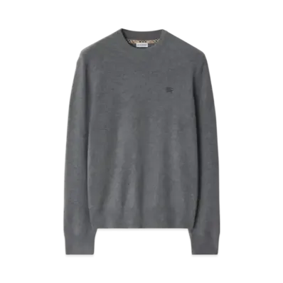 Burberry Cashmere Blend Sweater "Grey"
