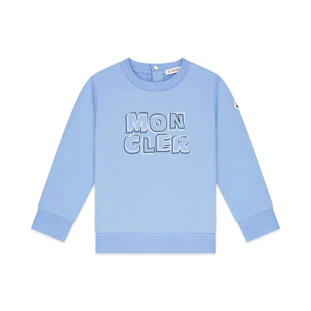 MONCLER Kids Sweatshirt "Light Blue"