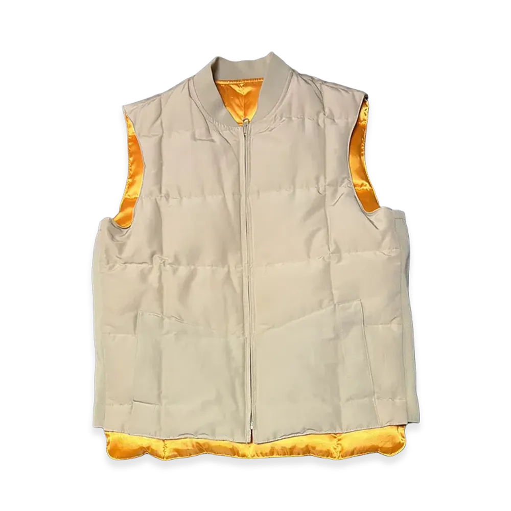 HUMAN MADE Reversible Down Vest "Beige/Orange"
