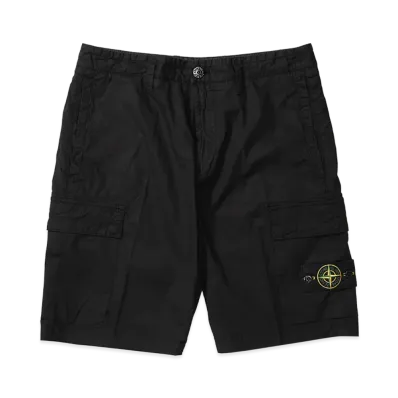 Stone Island Cotton Shorts "Black"