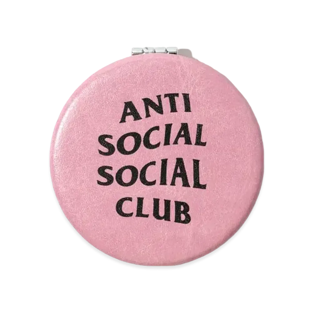 ANTI SOCIAL SOCIAL CLUB You Made Everything Up - Folding Hand Mirror "Pink"