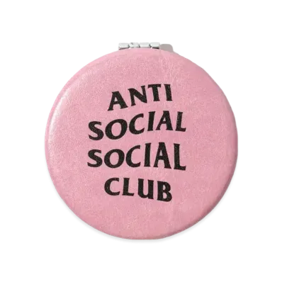 ANTI SOCIAL SOCIAL CLUB You Made Everything Up - Folding Hand Mirror "Pink"
