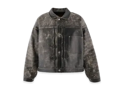 Saint Mxxxxxx x BerBerJin BBJ Leather Jacket "Black"