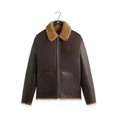 Kith Reversible Shearling Bomber "Kindling"