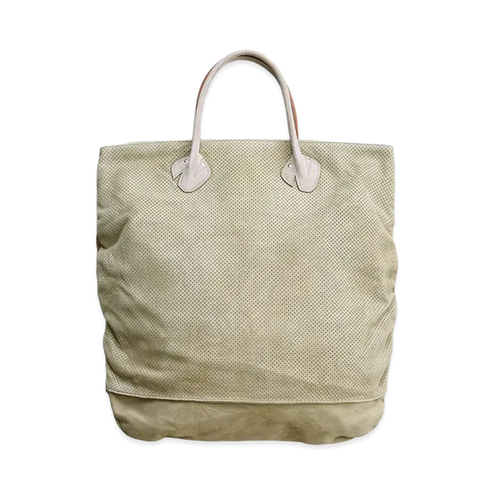 NICENESS L.Aphex Hair Sheep Leather NN Shirring Bag "Taupe"