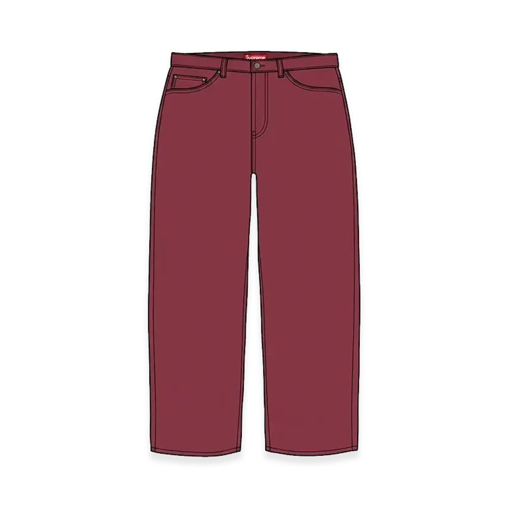 Supreme Baggy Jean "Burgundy"