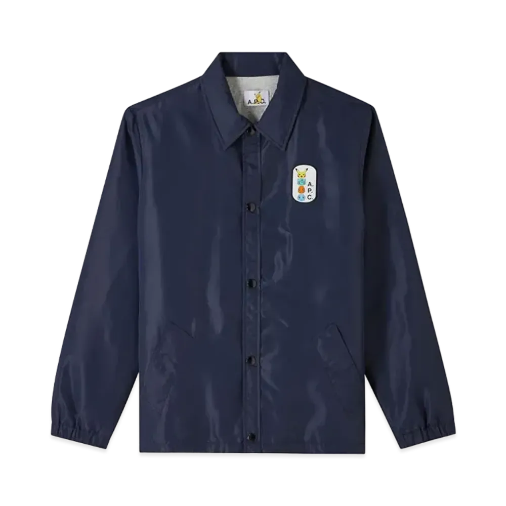 A.P.C. x Pokemon Coach Jacket "Marine"