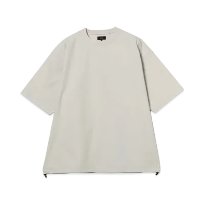 BEAMS Water Repellent Tech Loose Tee "LightGray"