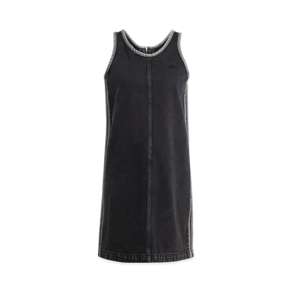 adidas Adicolor Denim Three Stripes Tank One Piece "True Black Denim"