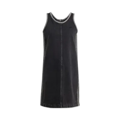adidas Adicolor Denim Three Stripes Tank One Piece "True Black Denim"