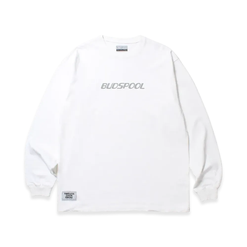 APHRODITEGANG Reflector Budspool L/S Tee "White"