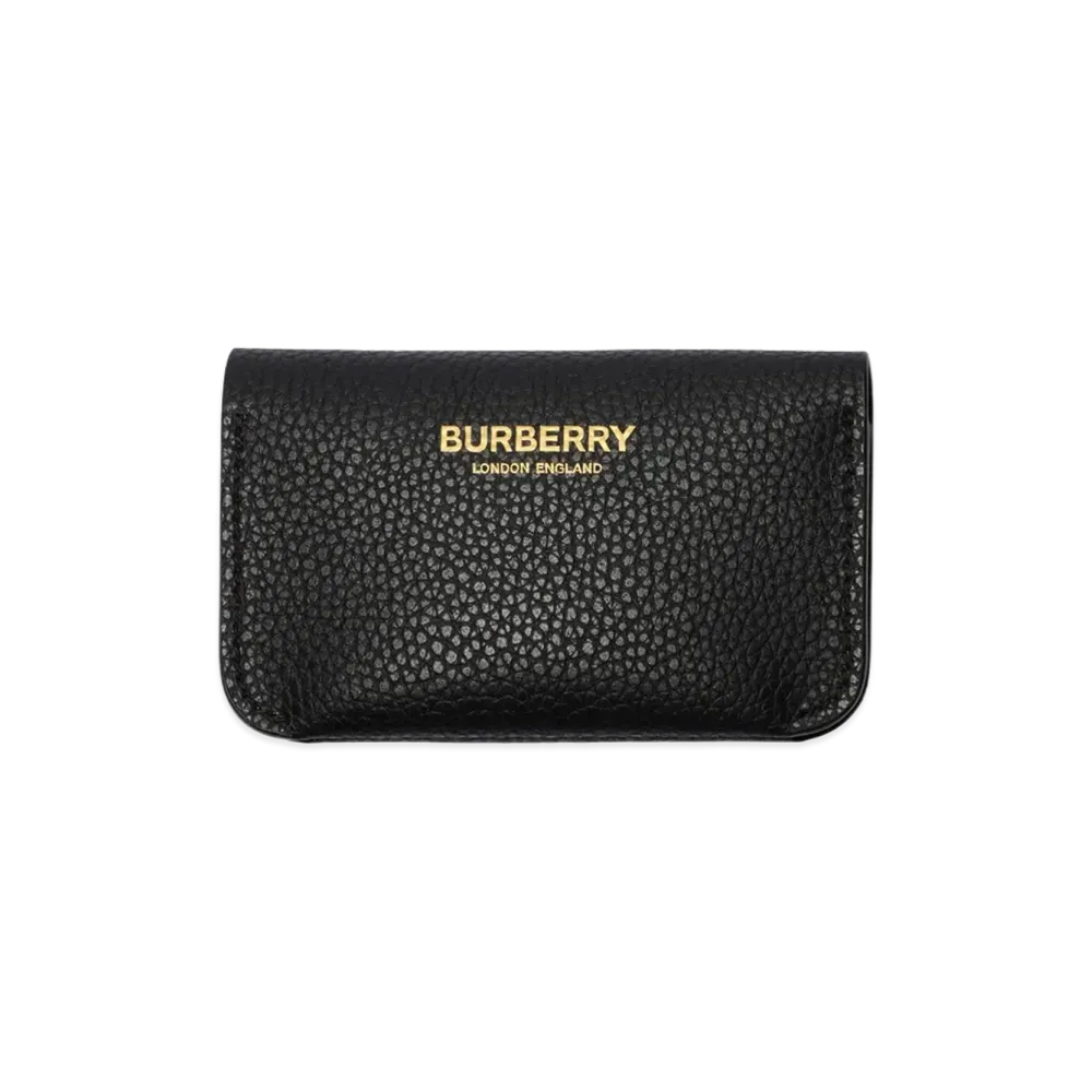 Burberry Women's Leather Coin Case "Black"