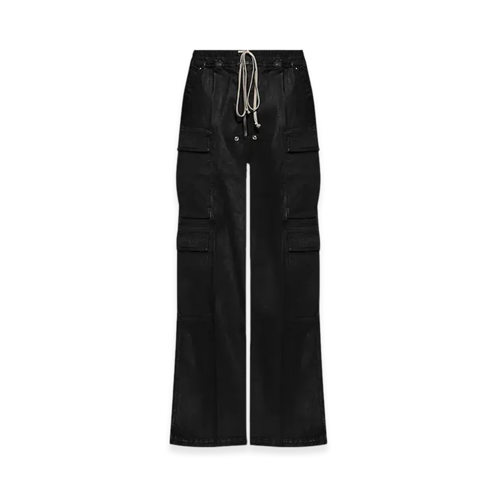 Rick Owens DRKSHDW Double Cargo Jumbo Belas "Black Wax"