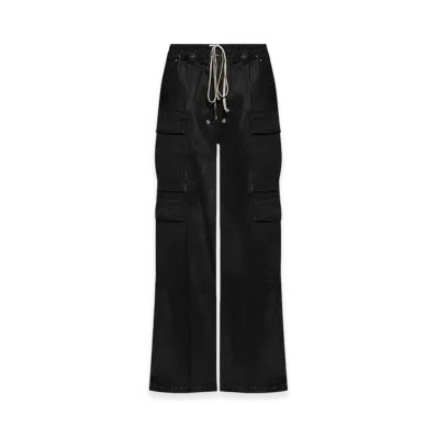 Rick Owens DRKSHDW Double Cargo Jumbo Belas "Black Wax"