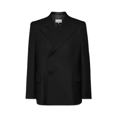 Maison Margiela Barathea Wool Suit Jacket "Black"