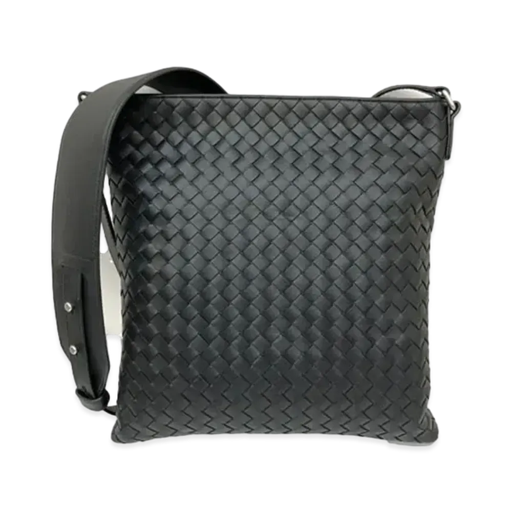 Bottega Veneta Leather Shoulder Bag "Black"