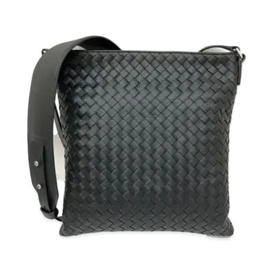 Bottega Veneta Leather Shoulder Bag "Black"