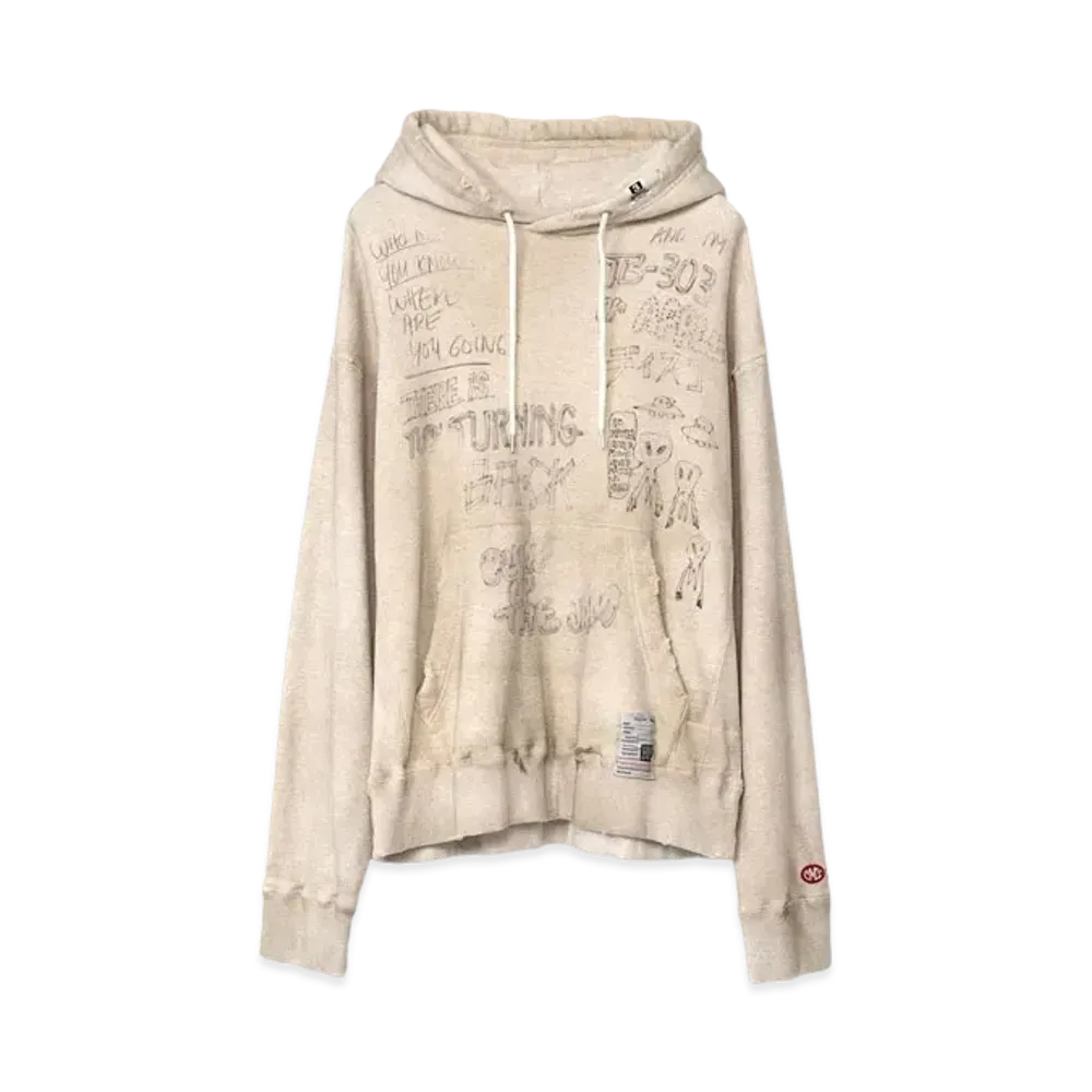 Maison MIHARA YASUHIRO Distressed Hoodie "White"