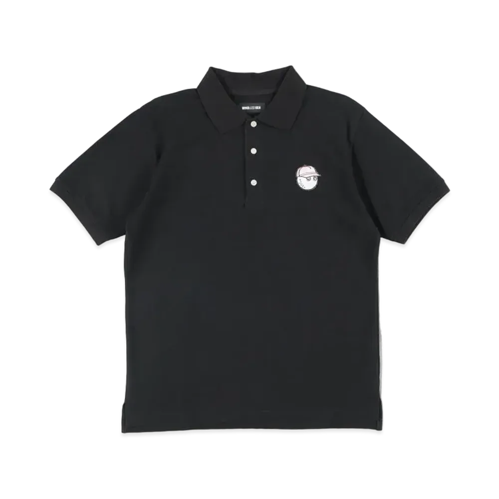 WIND AND SEA MALBON X WDS S/S POLO "Black"