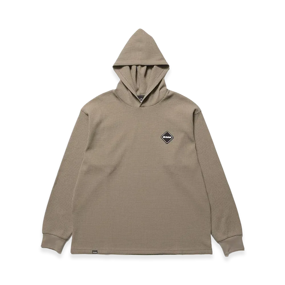 F.C.Real Bristol Tech Waffle Lounge Hoodie "Greige"
