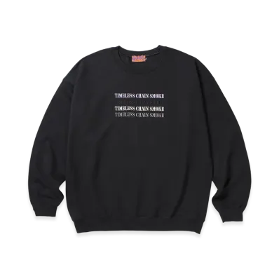 APHRODITEGANG TCS Quadruple Embroidery Sweat Shirt "Black"