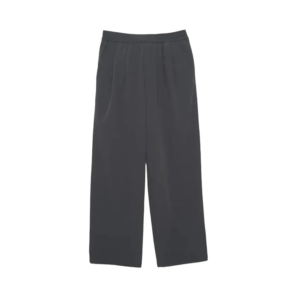 Graphpaper Pertex Equilibrium Two Tuck Wide Pants "Asphalt"