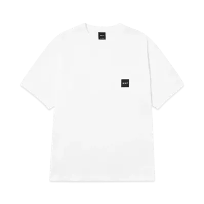 HUF Set Box Logo Pocket Tee "White"