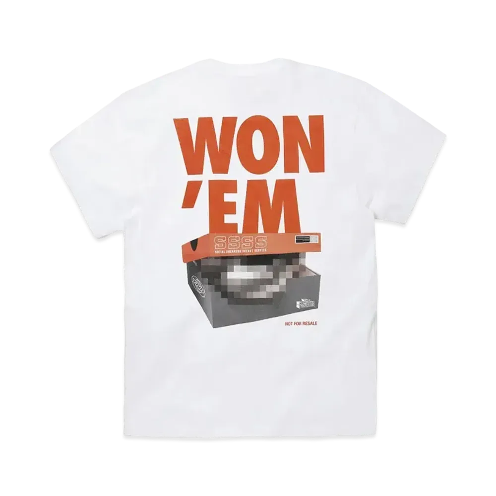 THE NETWORK BUSINESS WON`EM T-shirt "White" TNBC008-WHT
