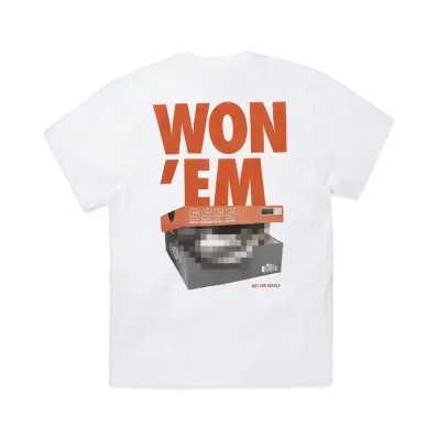 THE NETWORK BUSINESS WON`EM T-shirt "White" TNBC008-WHT