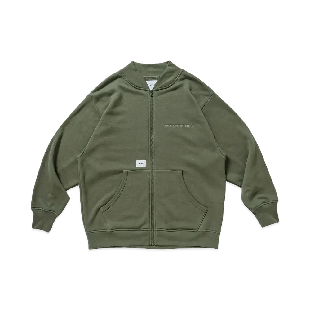 WTAPS Gps / Zip Cardigan / Cotton "Olive Drab"