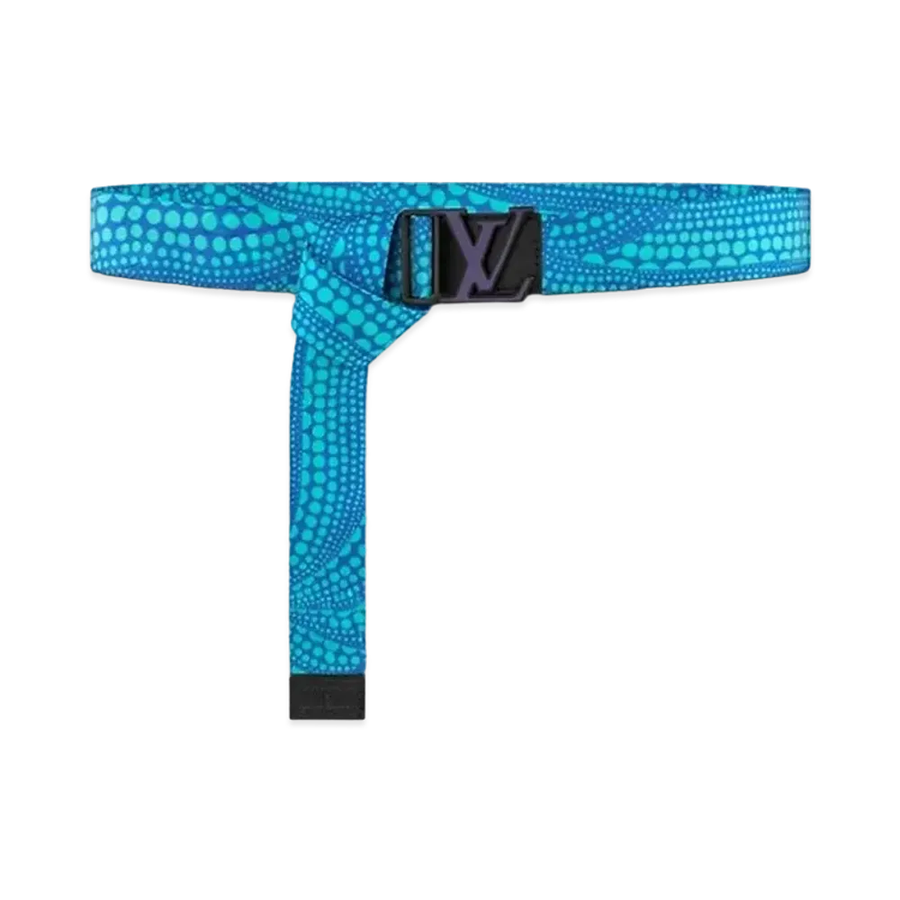 Louis Vuitton x Yayoi Kusama LV Webbing Belt Pumpkin "Blue"