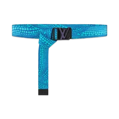 Louis Vuitton x Yayoi Kusama LV Webbing Belt Pumpkin "Blue"