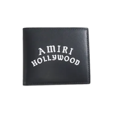 AMIRI Bifold Leather Wallet "Black"