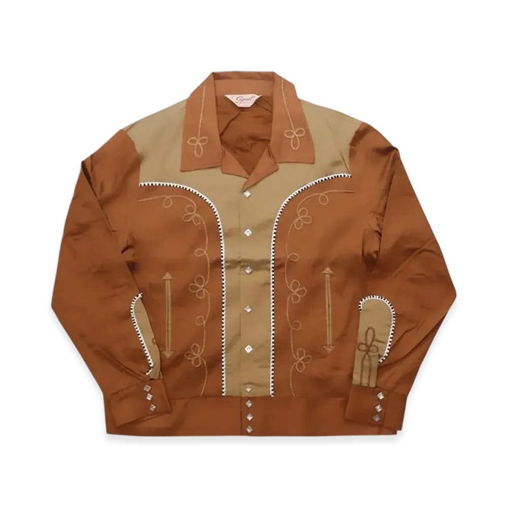 SAPEur Western Bolero Shirt "Brown"