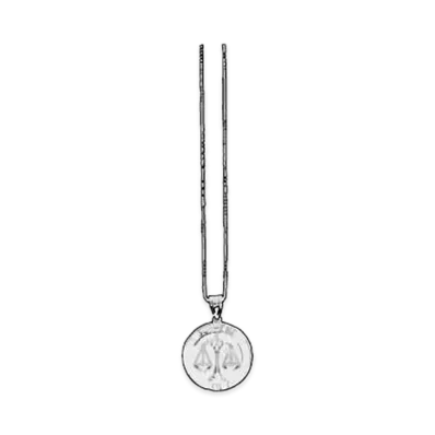 Supreme x Jacob&Co Sterling Silver Zodiac Pendant "Silver - Libra"