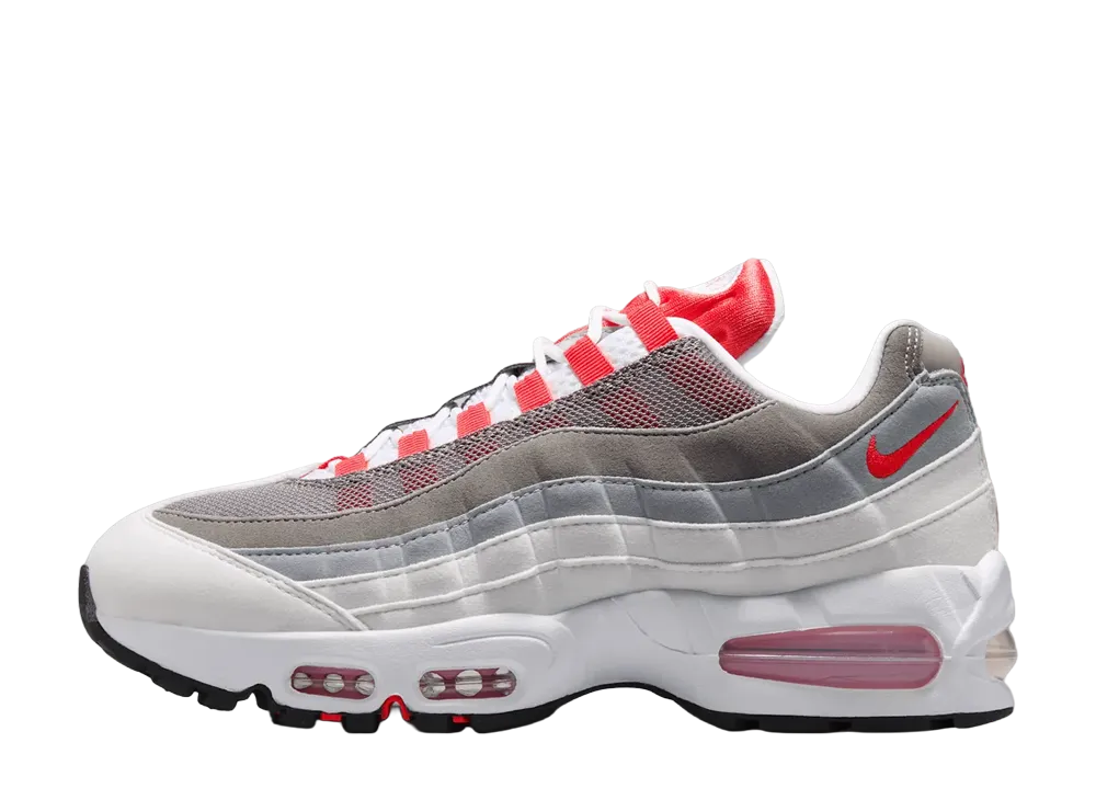 Nike Women's Air Max 95 Big Bubble "White/Light Crimson"
