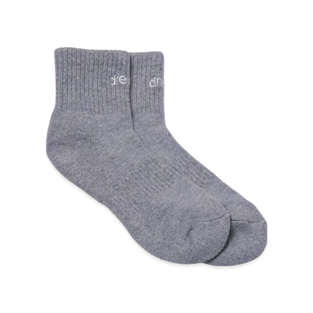 Drew House Ankle Sock "Heather Grey"