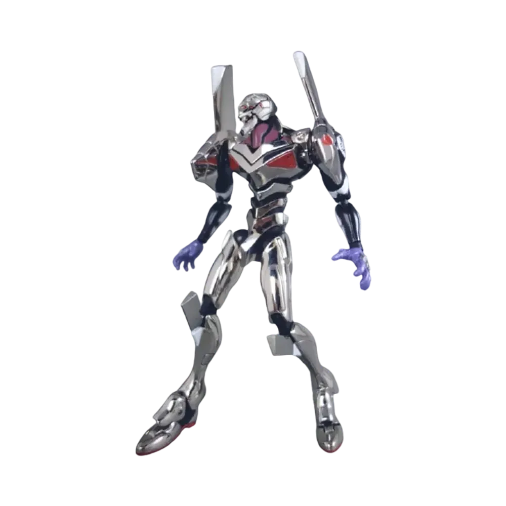 SOUL OF CHOGOKIN GX-22 EVANGELION 04 PRODUCTION MODEL SILVER PLATE VERSION