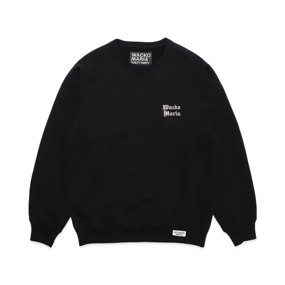 WACKO MARIA Heavy Weight Sweat Shirt "Black"
