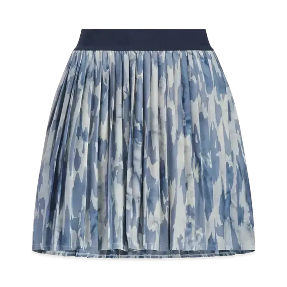 adidas Golf All-Over Print Skirt "Wonder Blue/Collegiate Navy"