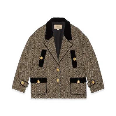 GUCCI Women's Cruise Jackets "Gray"