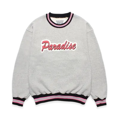 WACKO MARIA Middle Weight Sweat Shirt "Gray"