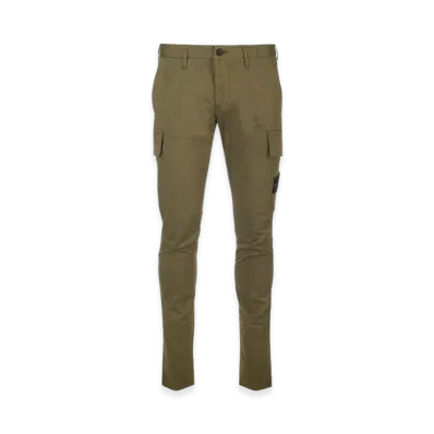 Stone Island 31714 Cotton Cargo Pants - 23FW "Olive Green"