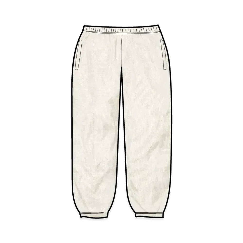 Supreme Reflective Ripstop Track Pant "White"